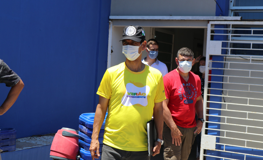 Litoral do PR recebe visita do coordenador Estadual do Verão Consciente no primeiro dia de operação