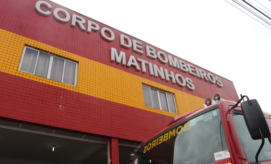 Caminhão moderno é entregue ao Corpo de Bombeiros de Matinhos, no litoral do Paraná