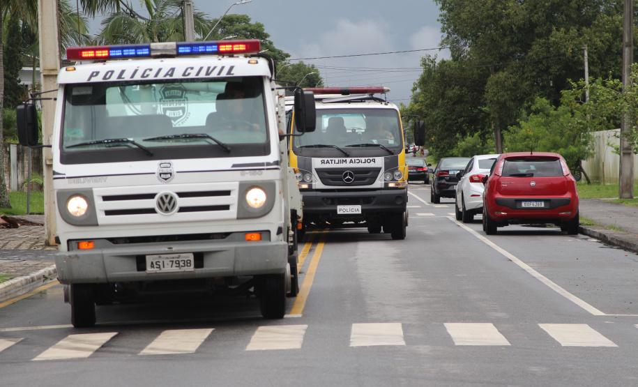 Em quatro dias, Segurança Pública retira cerca de 350 veículos de pátios de delegacias do litoral