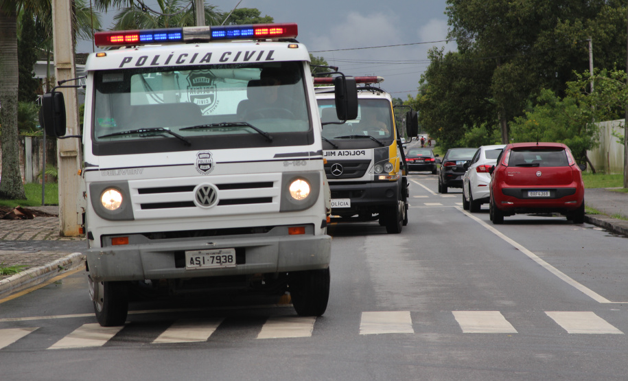 Em quatro dias, Segurança Pública retira cerca de 350 veículos de pátios de delegacias do litoral
