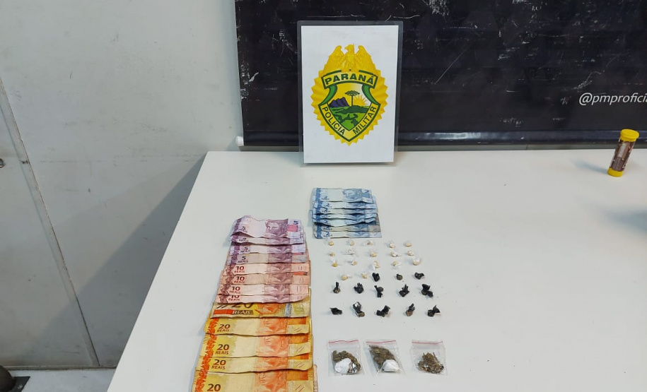 ROCAM encaminha sete pessoas, apreende drogas e recupera roupas roubadas em Curitiba