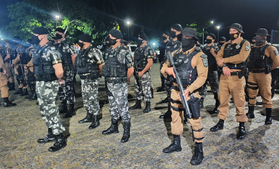 9º Batalhão mobiliza quase 100 policiais para reforçar policiamento em Paranaguá com a operação Subárea IV