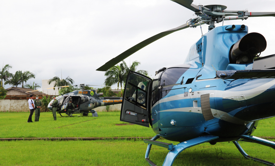 Secretário da Segurança Pública sobrevoa áreas afetadas pelas chuvas no litoral (PR)