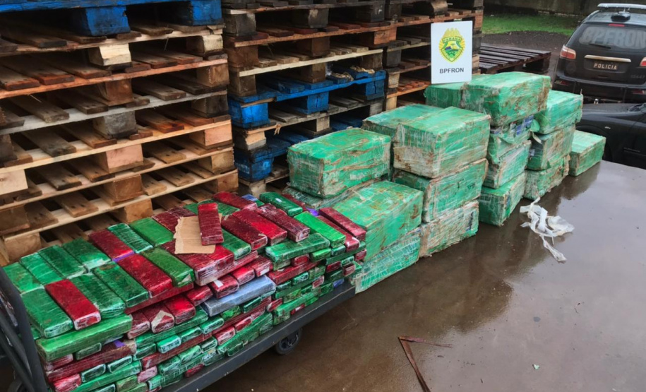 Operação Hórus Batalhão de Polícia da Fronteira apreende 814 kg de maconha em Marechal Cândido Rondon (PR)