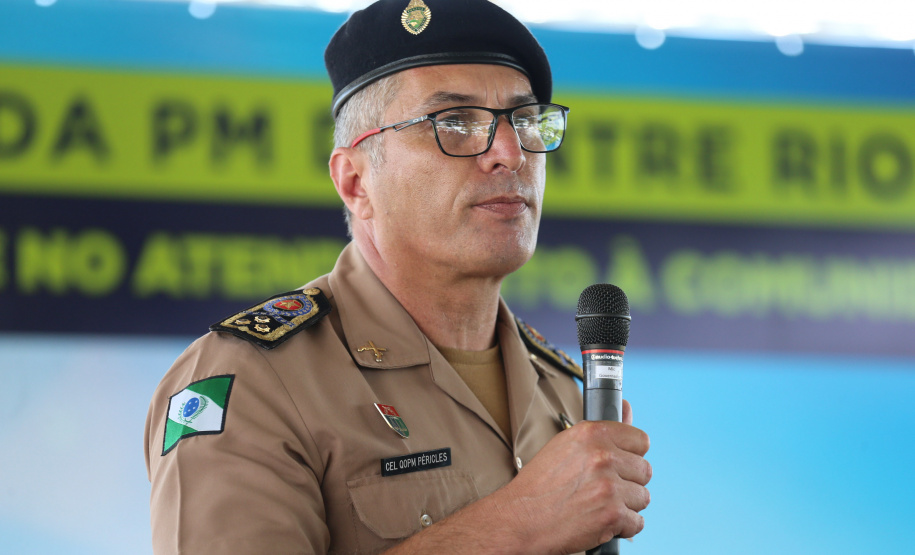 Governador inaugura sede do destacamento da PM de Entre Rios, em Guarapuava