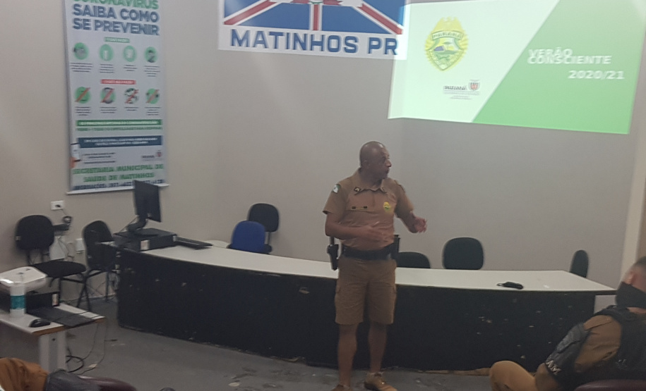 Polícia Militar faz reunião para alinhar ações e apresentar balanço do Verão Consciente 2020/2021 na Costa Leste