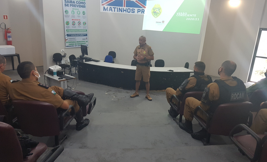 Polícia Militar faz reunião para alinhar ações e apresentar balanço do Verão Consciente 2020/2021 na Costa Leste