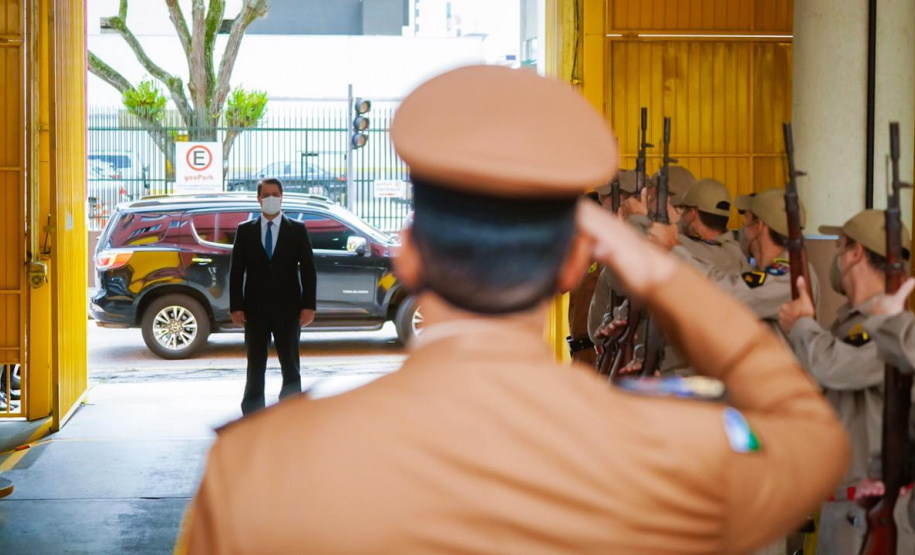 Governador participa da solenidade de troca de comando do Corpo de Bombeiros