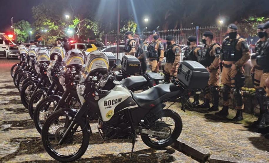 9º Batalhão mobiliza quase 100 policiais para reforçar policiamento em Paranaguá com a operação Subárea IV