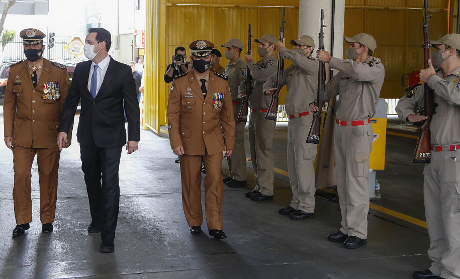 Governador participa da solenidade de troca de comando do Corpo de Bombeiros