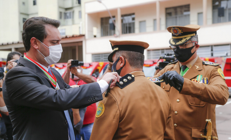 Governador participa da solenidade de troca de comando do Corpo de Bombeiros