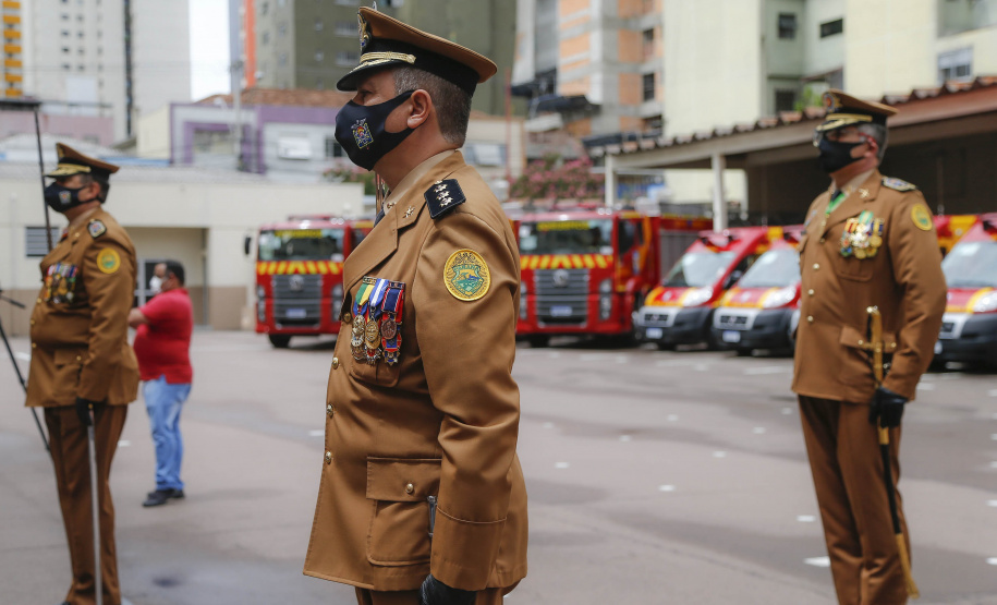 Governador participa da solenidade de troca de comando do Corpo de Bombeiros