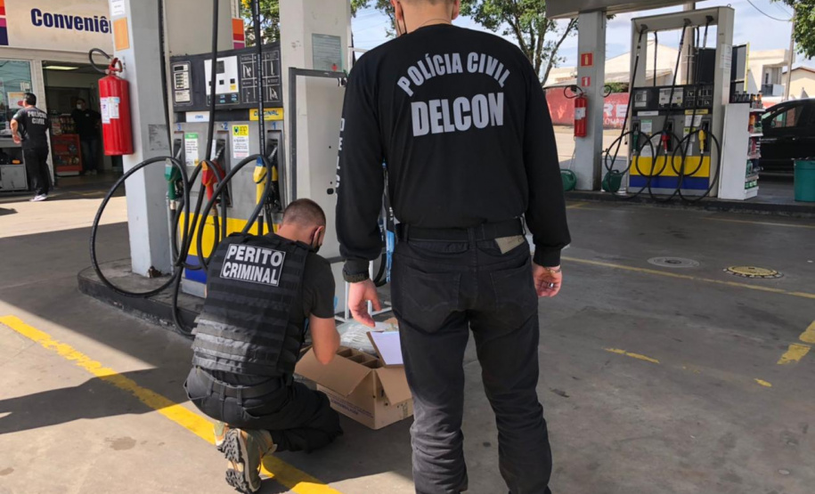 Polícia Civil e Polícia Científica fiscalizam postos de combustíveis da Capital