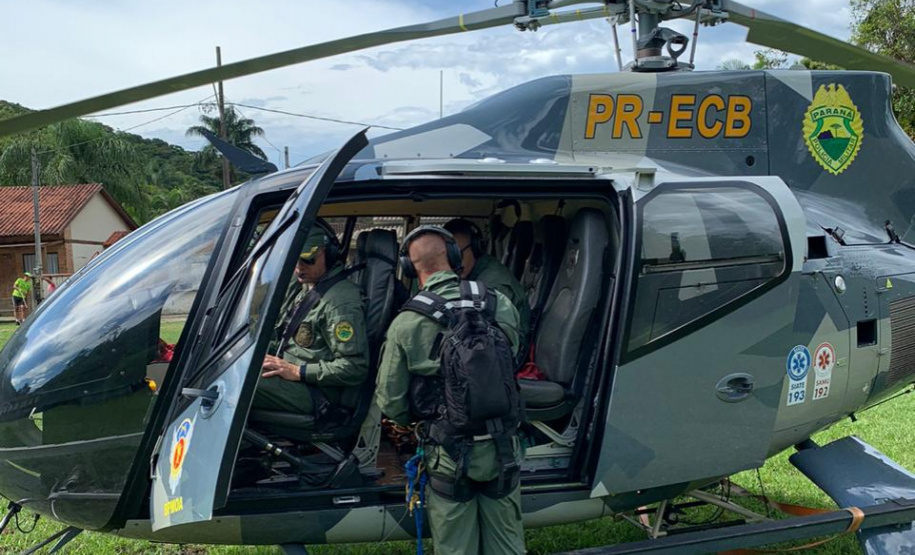 Montanhista é resgatado pelo BPMOA após cair de 15 metros no Litoral do estado