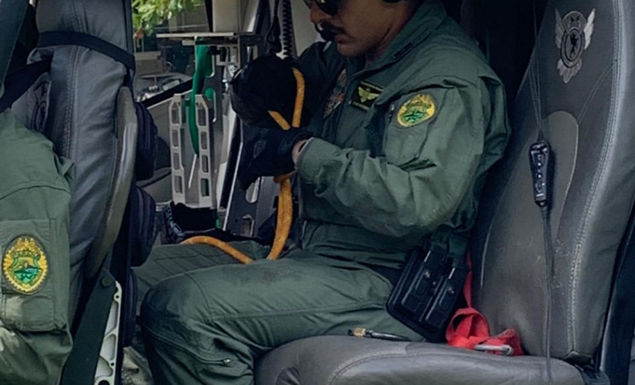 Montanhista é resgatado pelo BPMOA após cair de 15 metros no Litoral do estado