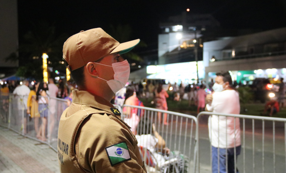 Com reforço de policiamento no Litoral, PM atende 208 ocorrências e faz 22 encaminhamentos no Réveillon 2021