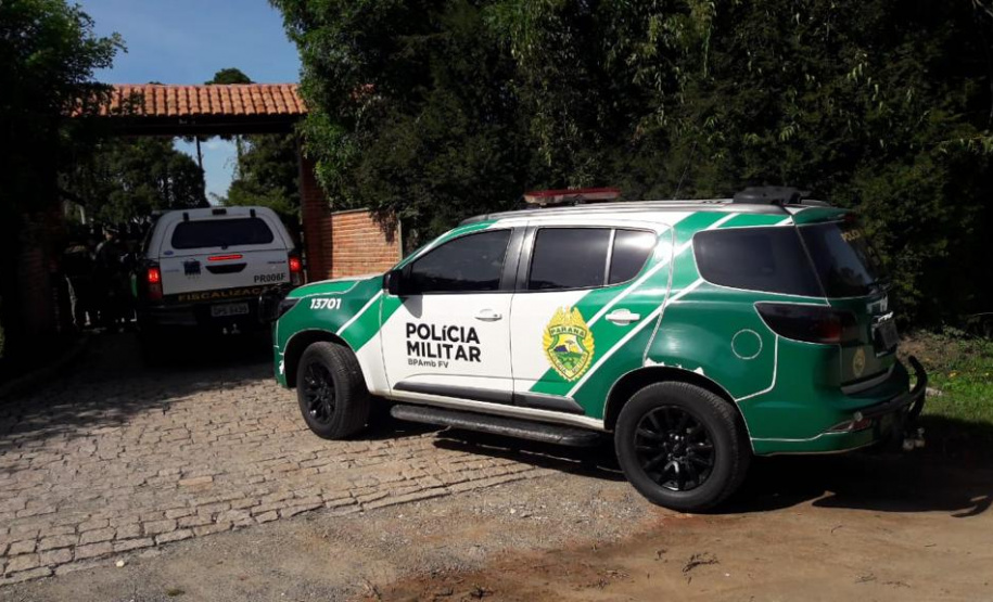 Polícia Ambiental presta apoio na remoção de tigre da Malásia e papagaios para o Zoológico de Curitiba