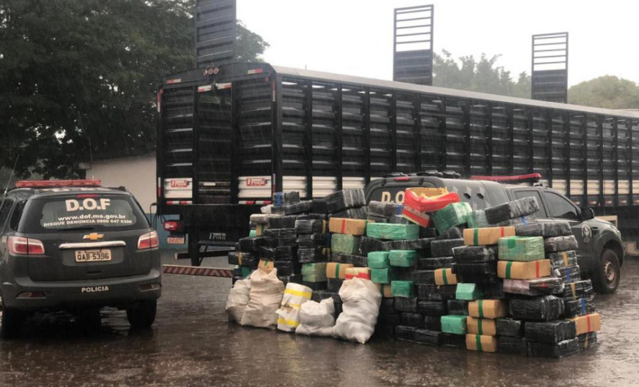 PCPR e PMMS apreendem 4,8 toneladas de maconha na região de fronteira do MS