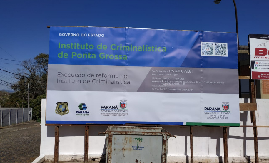 Polícia Científica em Ponta Grossa volta a funcionar em sede reformada