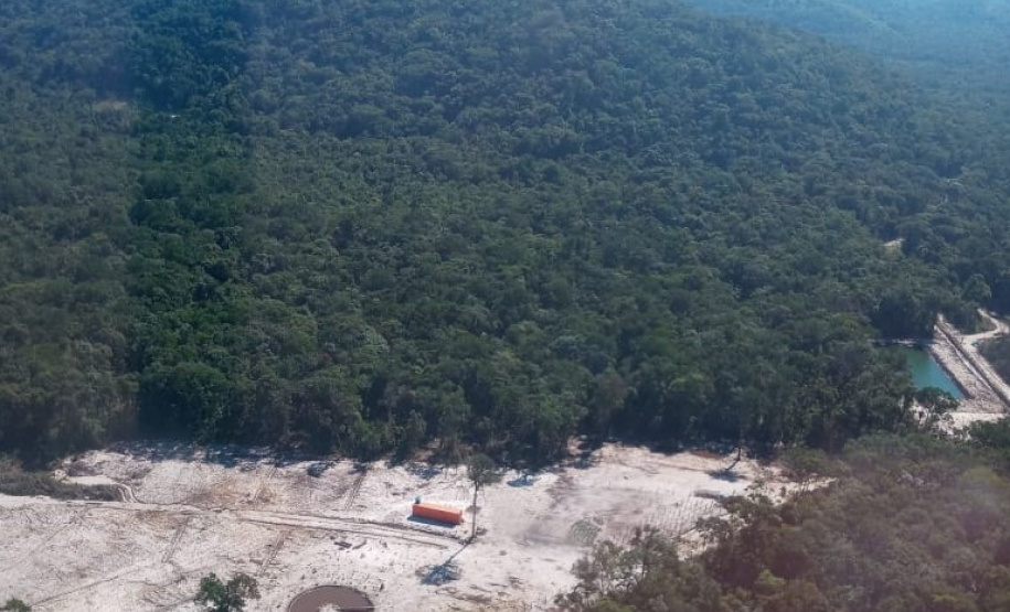 Polícia Ambiental identifica 13 pontos com corte de vegetação nativa em Guaratuba (PR)