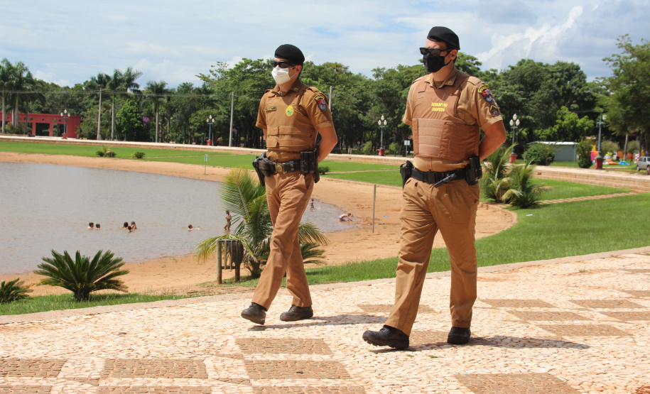 PM e Bombeiros atuam nas prainhas de água doce da Costa Oeste