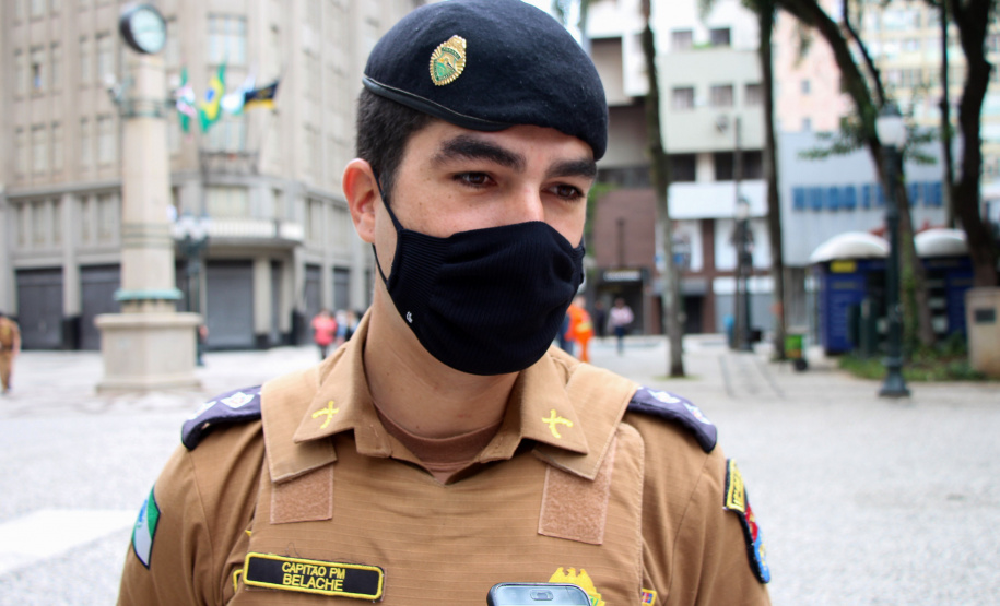 Principais eixos comerciais de Curitiba recebem reforço de policiamento ostensivo