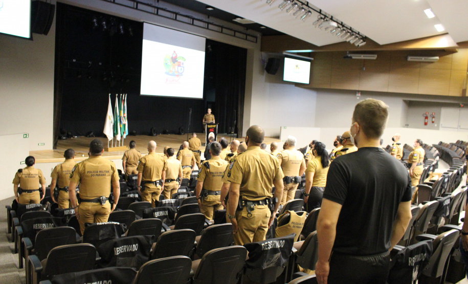 Batalhão de Patrulha Escolar Comunitária faz nivelamento do efetivo com palestras e instruções na Capital