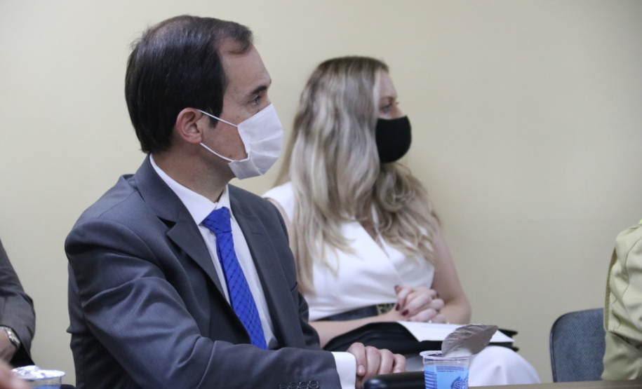 Segurança Pública do PR apresenta resultados e projetos ao ministro André Mendonça durante reunião em São José dos Pinhais (PR)