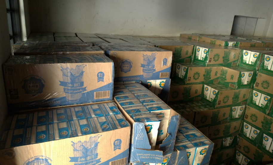PCPR apreende carga roubada de leite avaliada em R$ 76 mil