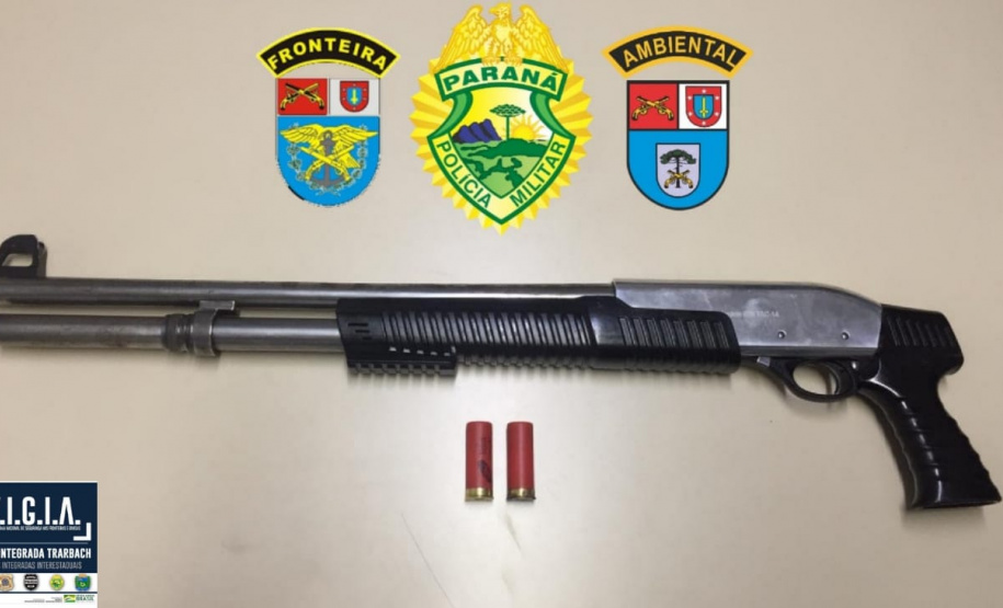 Durante Operação Hórus, PM apreende arma de fogo e cigarros contrabandeados no Noroeste do estado