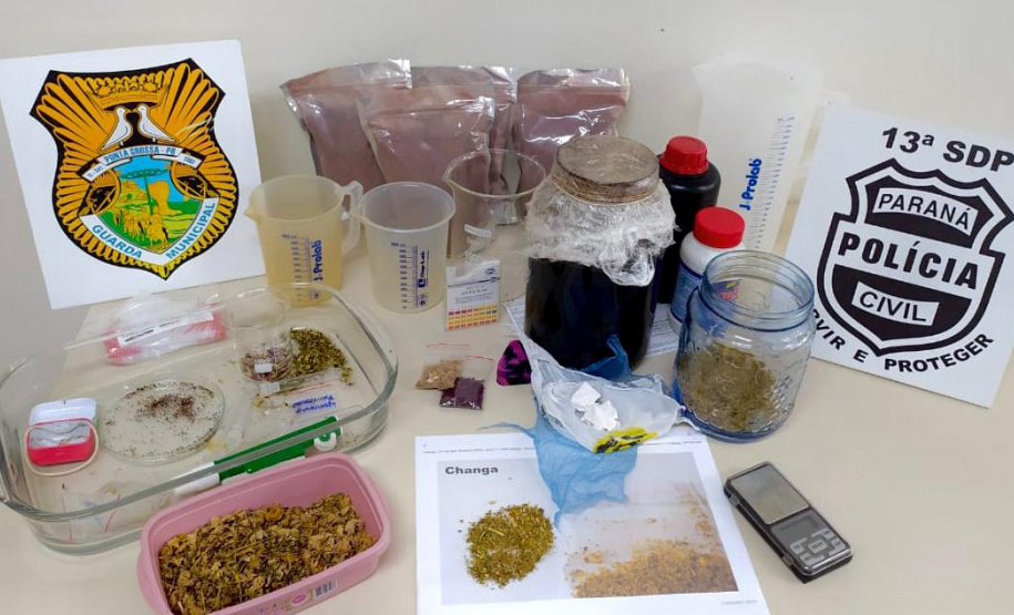 PCPR e GM prendem suspeitos e apreendem drogas em Ponta Grossa