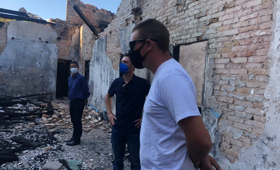 Coronel Marinho participa de reuniões e visita obras em andamento em Foz