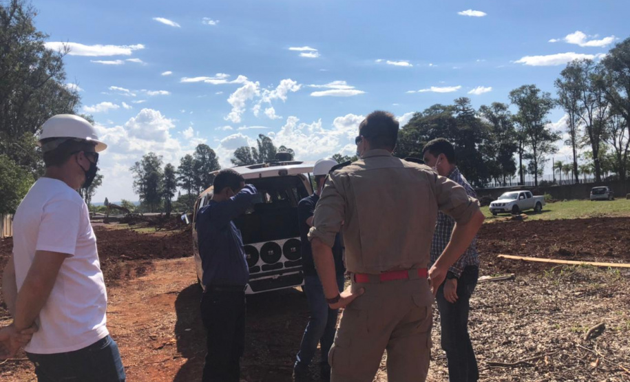 Coronel Marinho participa de reuniões e visita obras em andamento em Foz
