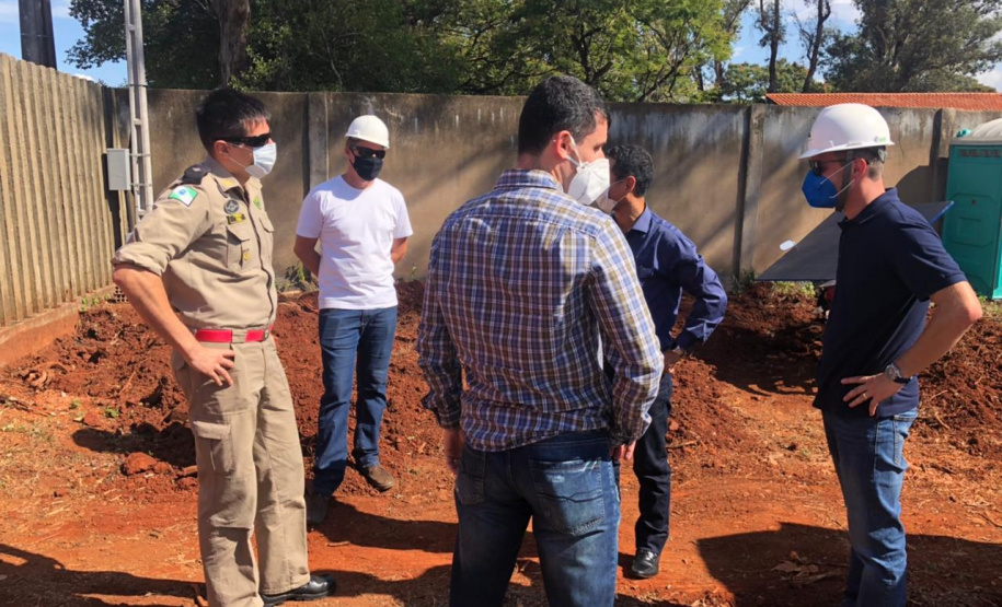 Coronel Marinho participa de reuniões e visita obras em andamento em Foz