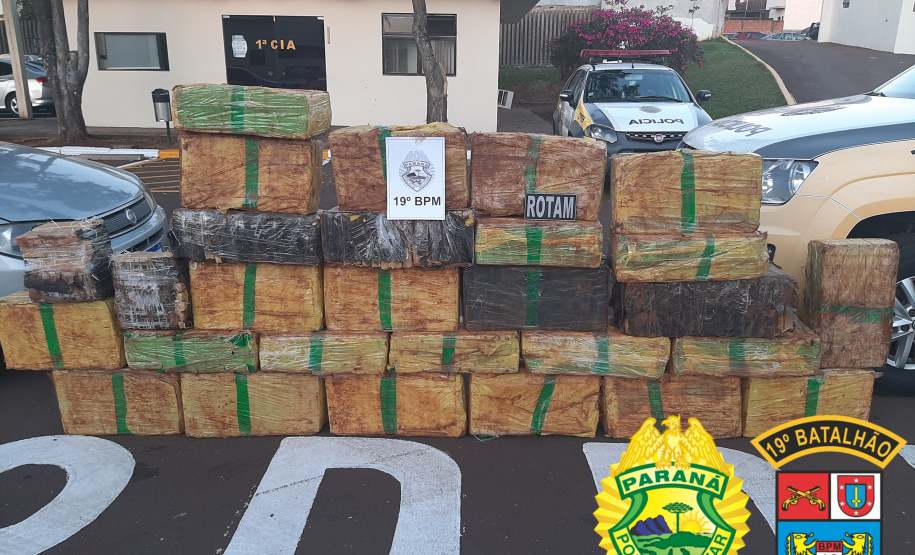 No Paraná, polícias apreendem 145 toneladas a mais de drogas em 2020