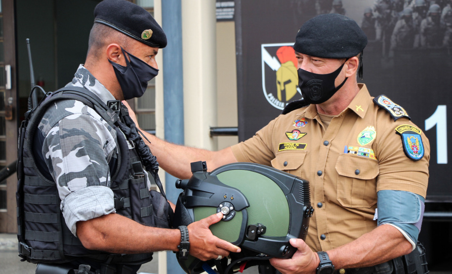 Esquadrão Antibombas recebe novos trajes de R$ 1,2 milhão para atendimentos de ocorrências