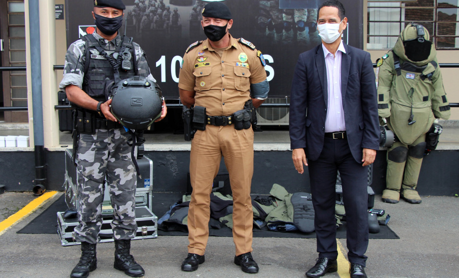 Esquadrão Antibombas recebe novos trajes de R$ 1,2 milhão para atendimentos de ocorrências