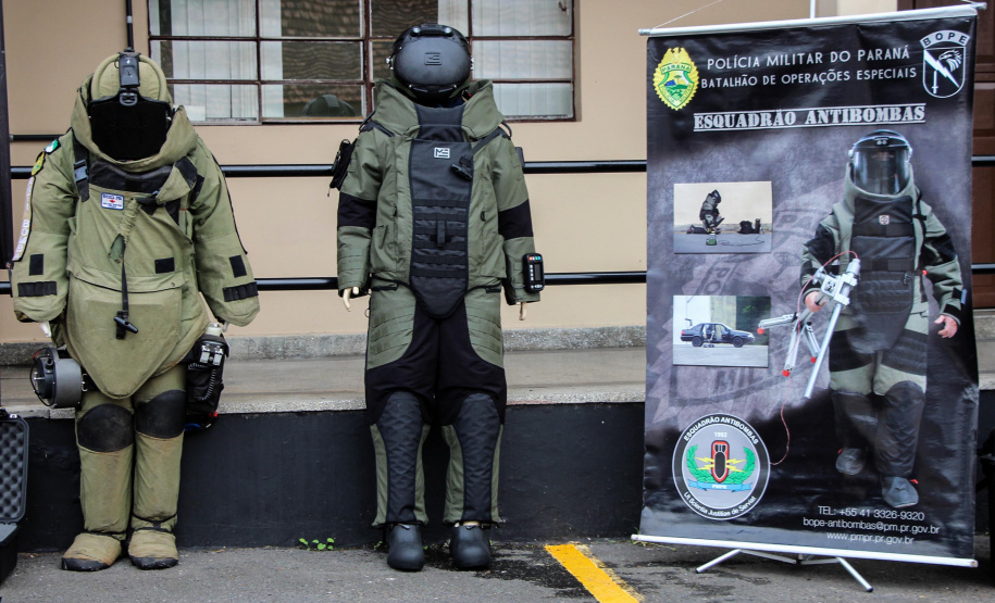 Esquadrão Antibombas recebe novos trajes de R$ 1,2 milhão para atendimentos de ocorrências