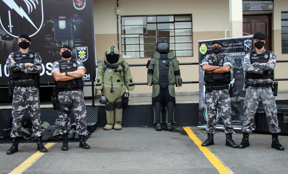 Esquadrão Antibombas recebe novos trajes de R$ 1,2 milhão para atendimentos de ocorrências