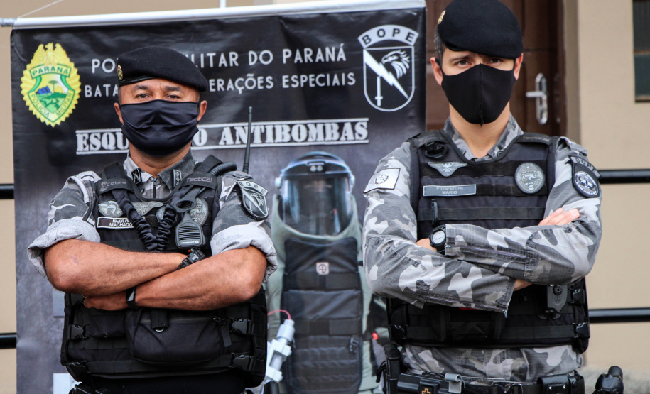 Esquadrão Antibombas recebe novos trajes de R$ 1,2 milhão para atendimentos de ocorrências