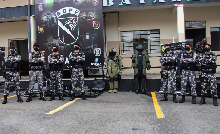 Esquadrão Antibombas recebe novos trajes de R$ 1,2 milhão para atendimentos de ocorrências