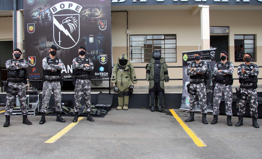 Esquadrão Antibombas recebe novos trajes de R$ 1,2 milhão para atendimentos de ocorrências