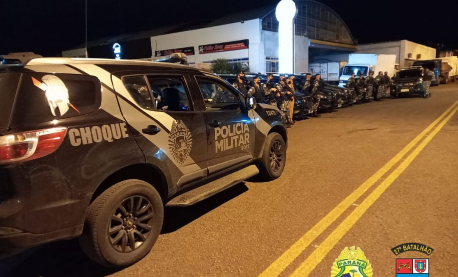 Operação da PM no Centro-Sul do estado combate crime organizado; quatro envolvidos são presos