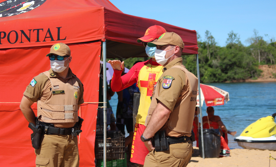 Turistas aprovam fiscalização e segurança da PM e Corpo de Bombeiros nas praias de água doce da Costa Noroeste