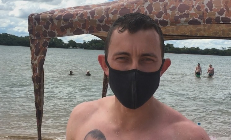 Turistas aprovam fiscalização e segurança da PM e Corpo de Bombeiros nas praias de água doce da Costa Noroeste