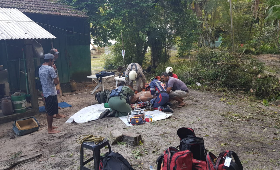 Helicóptero do BPMOA faz resgates na RMC e Litoral no feriado de Páscoa