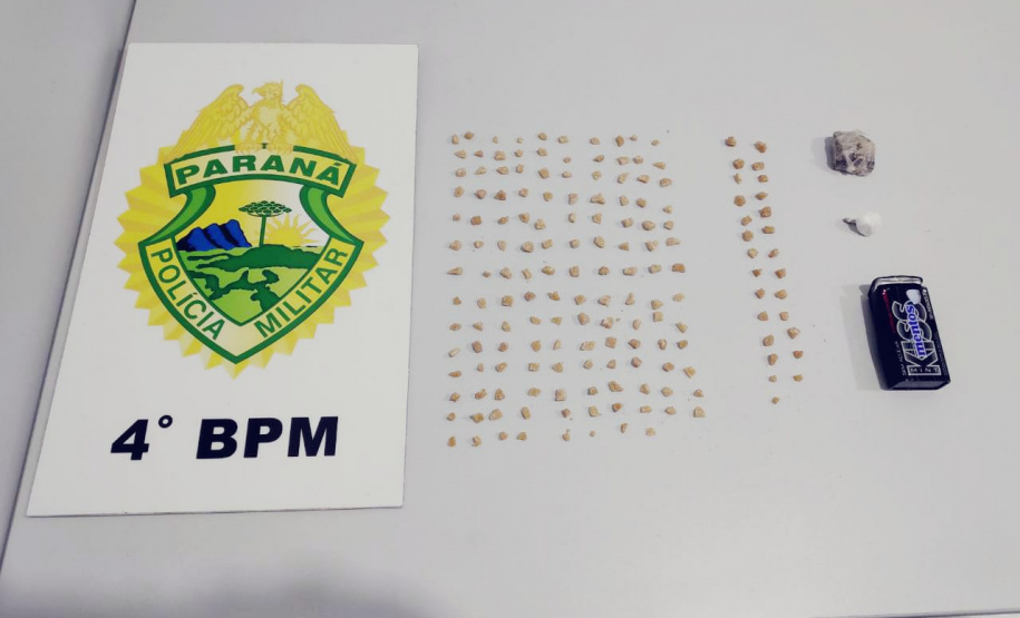 PM prende três homens e apreende 170 pedras de crack, além de maconha e cocaína em Sarandi (PR)