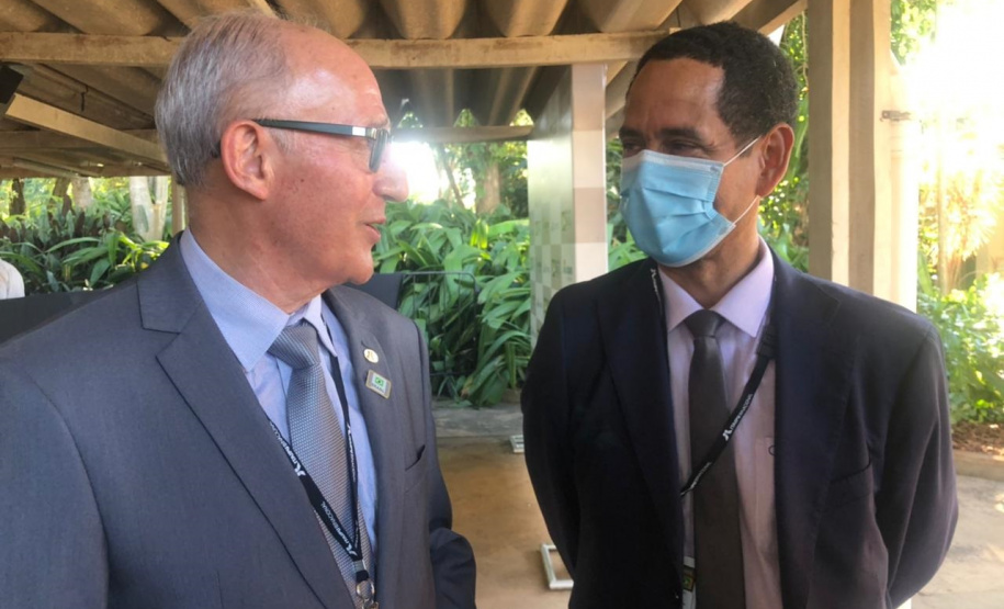 Secretário da Segurança Pública prestigia posse do novo diretor da Itaipu Binacional em Foz do Iguaçu