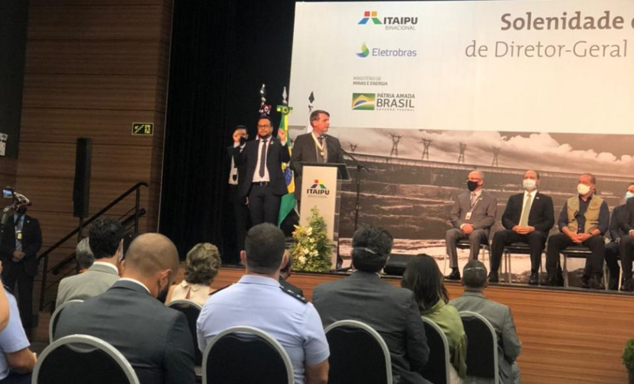 Secretário da Segurança Pública prestigia posse do novo diretor da Itaipu Binacional em Foz do Iguaçu