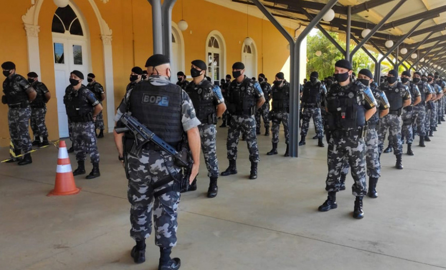 PM lança em Ponta Grossa operação para inibir crimes violentos no Estado